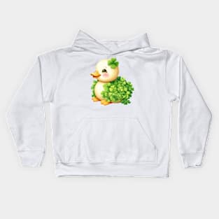 Clover Chicken St Patricks Day Kids Hoodie